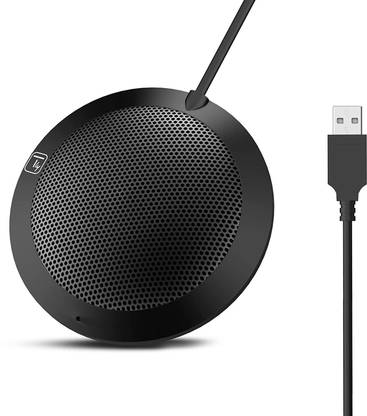 Tly Techly USB Conference Microphone 360° Omnidirectional Professional Laptop Computer Microphone with Noise Cancellation Conference Microphone