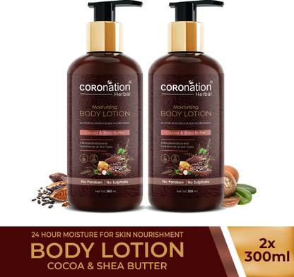 COROnation Herbal Cocoa & Shea Butter Body Lotion - Pack of 2