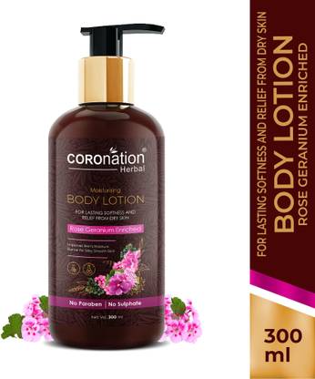 COROnation Herbal Rose Geranium Enriched Body Lotion
