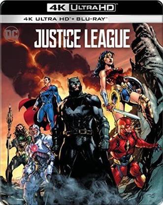 Justice League - Limited Edition SteelBook (4K Ultra HD+Blu-ray) - US IMPORT - REGION FREE [Blu-ray]