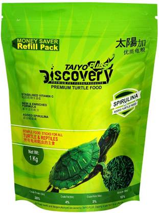 Taiyo Pluss Discovery Turtle Food 1kg Pouch 1 kg Dry New Born Turtle Food