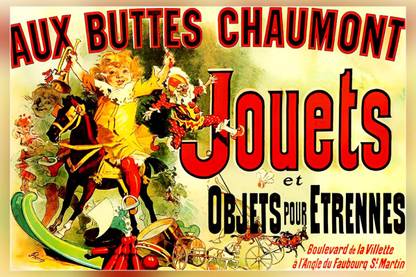 Aux Buttes Chaumont Jouets Matte Finish Poster Paper Print