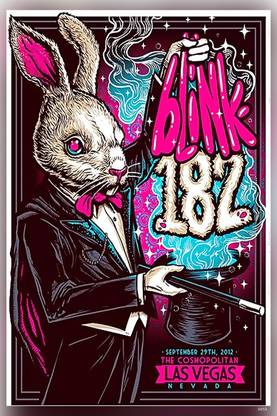 Blink-182 An American Rock Band Matte Finish Poster Paper Print