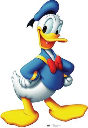 Donald Duck Poster Multicolor Photo Paper Print 12 inch X 18 inch Photographic Paper Photographic Paper