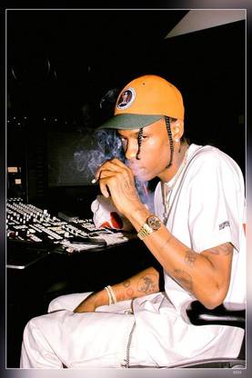 Travis Scott Jacques Berman Webster Ii An American Rapper Singer Songwriter And Record Producer Matte Finish Poster Paper Print