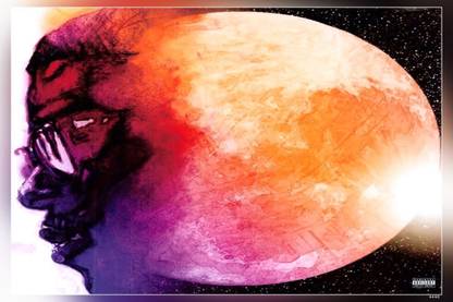 Kid Cudi-Man On The Moon The End Of Day Music Album Cover Matte Finish Poster Paper Print