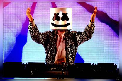 Marshmello Christopher Comstock An American Electronic Music Producer And Dj Matte Finish Poster Paper Print