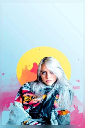 Billie Eilish Gramunion - Tumblr Album Cover Matte Finish Poster Paper Print