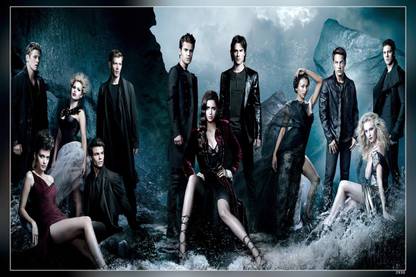The Vampire Diaries An American Supernatural Drama Television Series Matte Finish Poster Paper Print
