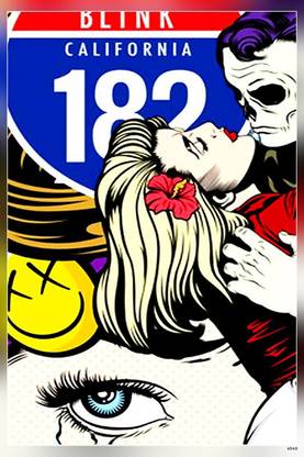 Blink-182 An American Rock Band Matte Finish Poster Paper Print