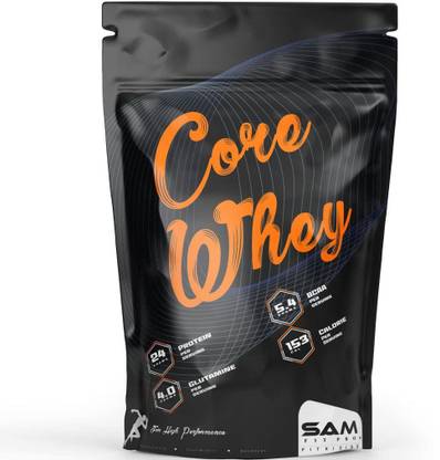 SAMFIT Pro Core Whey Isolate Raw Unflavored, 27g Protein, 5.5g BCAA, Leucine 1g Whey Protein
