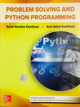 Problem Solving And Python Programming