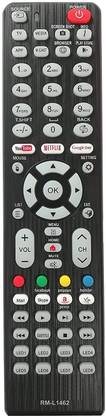 AV HUB Universal Tv Remote Works with All LCD led Smart TVs Akai, Impex, Haier, etc, Netflix, YouTube, Google Play, skype, hotstar, Prime Button Remote Controller