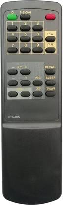 BhalTech RC-405 RC405 CRT TV Universal Compatible for  BPL Remote Controller