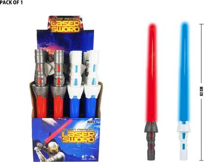Funrally Light Up Saber|Expandable LED Laser Sword with FX Sound&Realistic Handle for Kid Maces & Swords