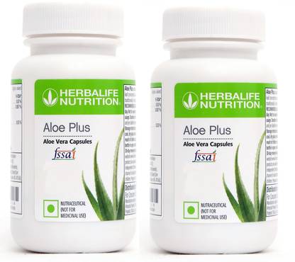 Herbalife Nutrition Aloe Plus Tablet (60x2 Tablets 2 Packs) combo
