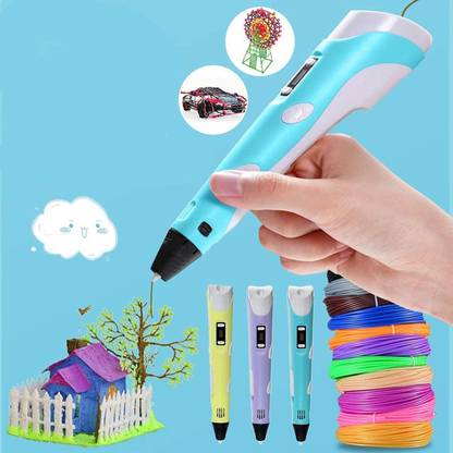 Krypton 3D Pen-2 Professional | 3D Printing Drawing Pen with 3 x 1.75mm ABS/PLA Filament