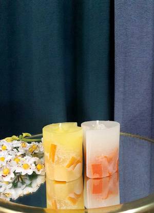 Anzo Trading Company Yin Yang Chunk hand made candles 2 diff Frag Candle