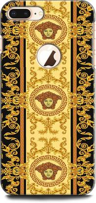 KEYCENT Back Cover for APPLE iPhone 8 Plus VERSACE, MEDUSA, KING, GOLD, LOGO, BLACK, LUXURY, STYLE