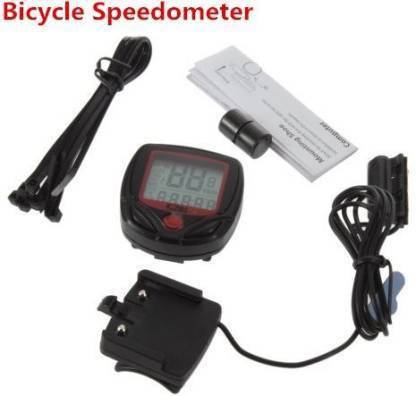 shaqraa Bike Speedometer LCD Display Cycling Odometer Wireless Cyclocomputer
