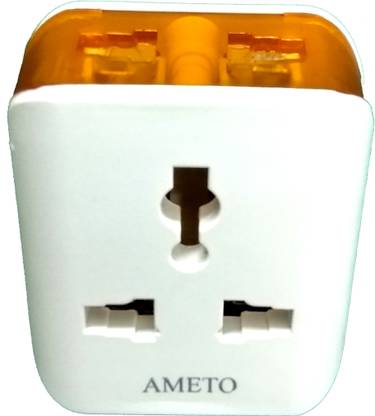 AMETO 3 Pin Plug Heavy Duty Socket (Set Of 3) Three Pin Plug