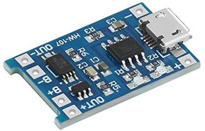 ERHIndia (Pack of 1) Charger module 5V 1A lithium battery TP 4056 USB charging board Electronic Components Electronic Hobby Kit