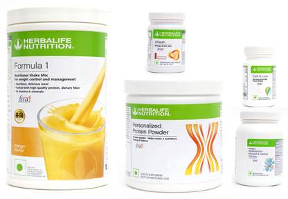 Herbalife Nutrition MANGO-500 + protein powder-200+CINNAMON-50 + multivitamin -90+cell u loss -90 Nutrition Drink