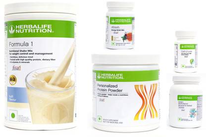 Herbalife Nutrition KULFI-500 + protein powder-200+TULSI-50 + multivitamin -90+cell u loss -90 Nutrition Drink