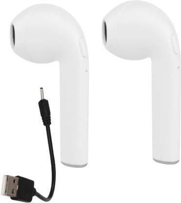 Zeroto i7S Single 2 PIC Ear Sound with Mic Bluetooth (White, True Wireless) Bluetooth Gaming