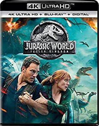 Jurassic World: Fallen Kingdom (Uncut) [4K Ultra HD/Blu-ray] (2018) | Imported from USA | Universal Studios | 128 min | Action Adventure Sci-Fi | Director: J.A. Bayona | Stars: Chris Pratt [Blu-ray]