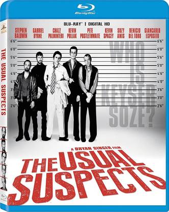 The Usual Suspects (Uncut) [Blu-ray] (1995) | Imported from USA | Region A Locked | MGM | 106 min | Crime Mystery Thriller | Director: Bryan Singer | Starring: Kevin Spacey, Gabriel Byrne [Blu-ray]