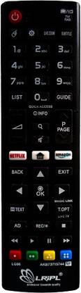 LRIPL Remote Control for LG LED LCD 4K LG Smart TV with Amazon Prime Video and Netflix Button Remote Controller