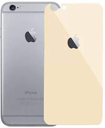 CallSmith Back Tempered Glass for iPhone 6 / 6S /6G Gold Ultra Glossy Back Tempered Glass, With Apple Logo