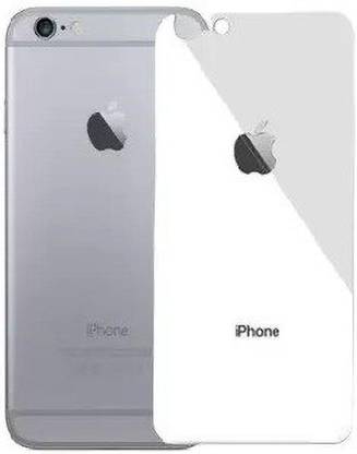 CallSmith Back Tempered Glass for Apple iPhone 6 / 6S / 6G White Ultra Glossy Back Tempered Glass, With Apple Logo