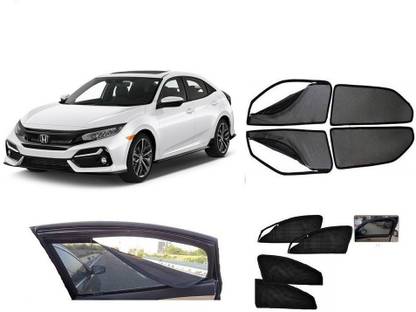 RAKRISH COLLECTION Rear Window, Side Window Sun Shade For Honda Civic