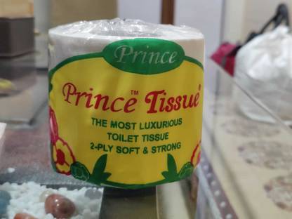 PRINCE TISSUE FLORAL TIISUE PAPER Toilet Paper Roll
