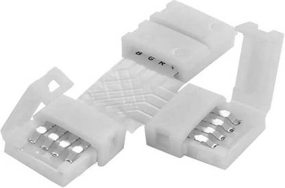 MERKEL Clip-on Connectors Adapters for 10mm RGB 5050 LED Strip Light T shape Wire Connector