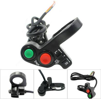 Znee Smart Universal Motorcycle/Bike Multipurpose 3 Way Switch Button On/Off Switch Handle Bar Grip For Universal For Bike Universal For Bike