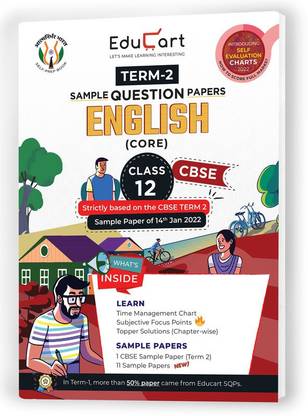 Educart English Core Cbse Term 2 Class 12 Sample Papers