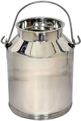 Corporate Overseas Silver Milk Container  - 7.5 L
