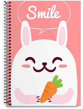 StarCandy Cute Teddy Bear A5 Size Wiro Bound Spiral Diary Notebook A5 Diary Ruled 180 Pages