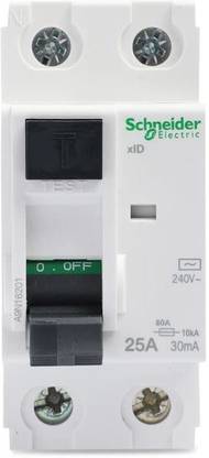 Schneider Electric A9N16201 Acti 9 RCCB xID 2P 25A 30mA AC-type MCB
