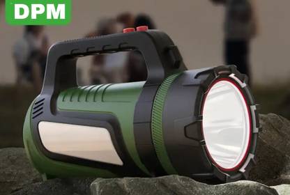 DPM 100 WATT LONG RANGE RECHARGEABLE WITH POWER BANK &TAIL LIGHT/SIDE LIGHT/SOS 18 hrs Torch Emergency Light