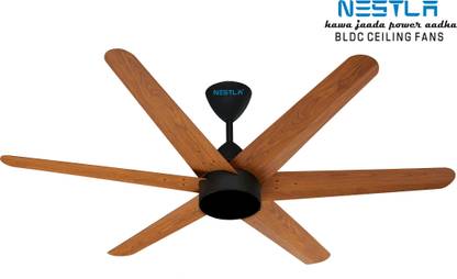 Sudharshan NEST/6FIN with 3 Year Warranty BLDC Motor with Remote 1200 mm Ceiling Fan