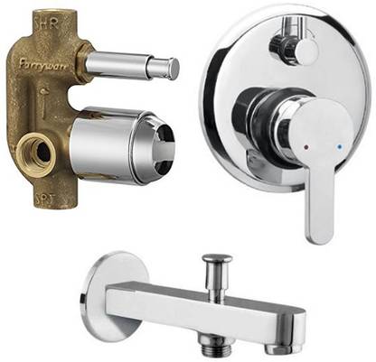 Parryware Concealed diverter Body With upper Trim with wall spout with diverter set of 1 Diverter Faucet
