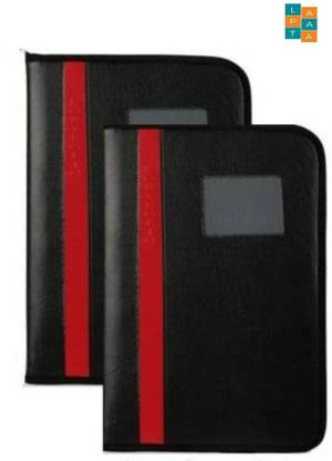 LAPATA Faux Leather 20 Leaf Document Bag File Folder For Job Interview Certificate Carry and Storage