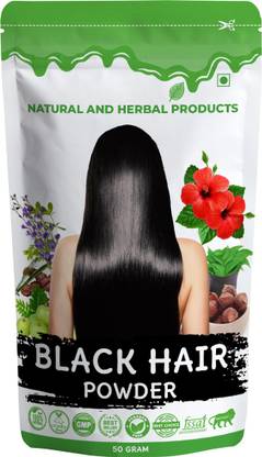 NATURAL AND HERBAL PRODUCTS Black Henna Powder | Black Hair | Black Dye | Hair Color | Black Mehandi , Black