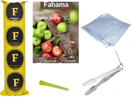 FAHAMA MAGIC COIL DOUBLE APPLE FLAVOR CHIMTA FOIL PAPER MOUTH TIP COMBO DOUBLE APPLE Hookah Flavor