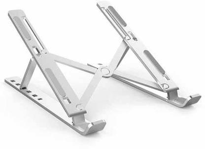 Zohlo Folding Laptop Stand Ergonomic Portable Tablet Stand Foldable Compatible Single Gimbal for Mobile