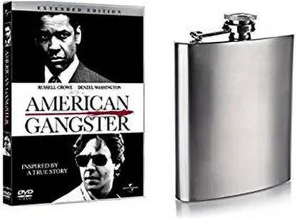 American Gangster DVD + Whiskey Flask - Extended Version [DVD]